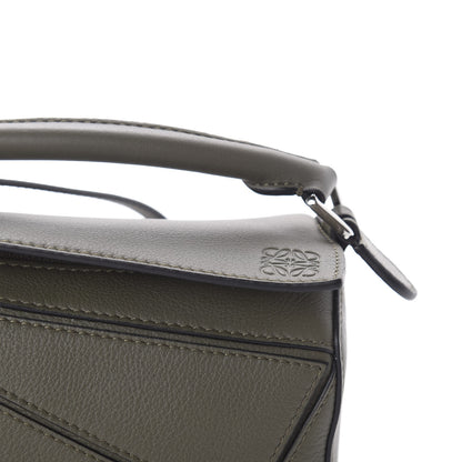 Loewe Calfskin Mini Puzzle Bag Khaki Green 9 of 9