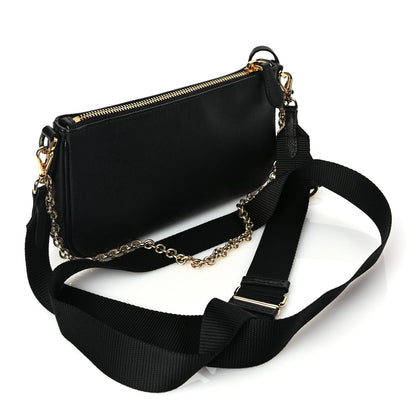 Prada Saffiano Lux Re-Edition 2000 Shoulder Bag Black 2 of 8