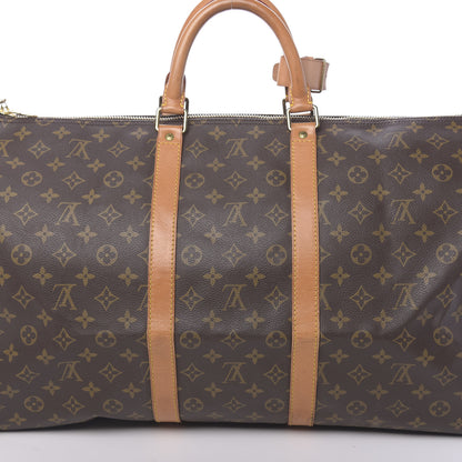 Louis Vuitton Monogram Keepall Bandouliere 55 12 of 15