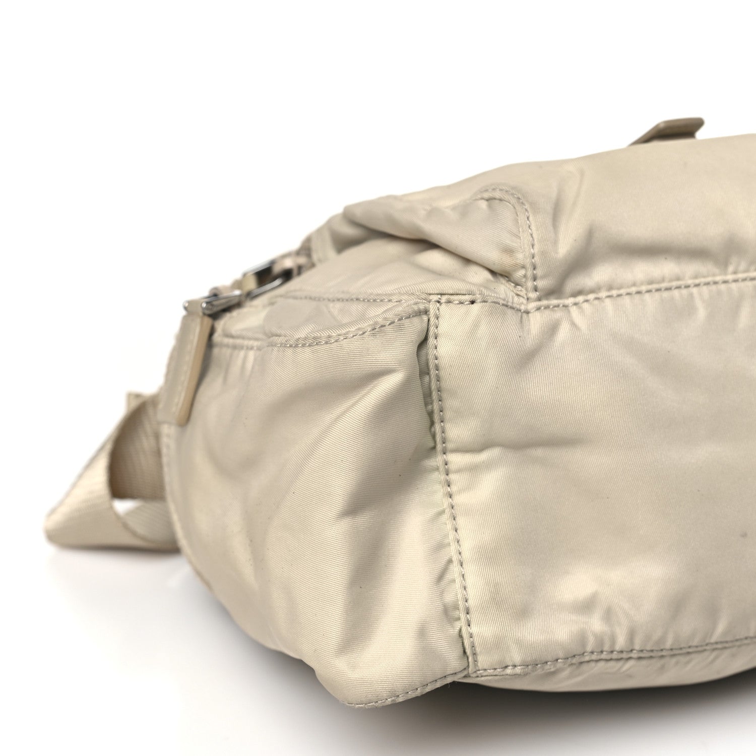 Prada Nylon Vela Single Buckle Messenger Bag Deserto 8 of 11