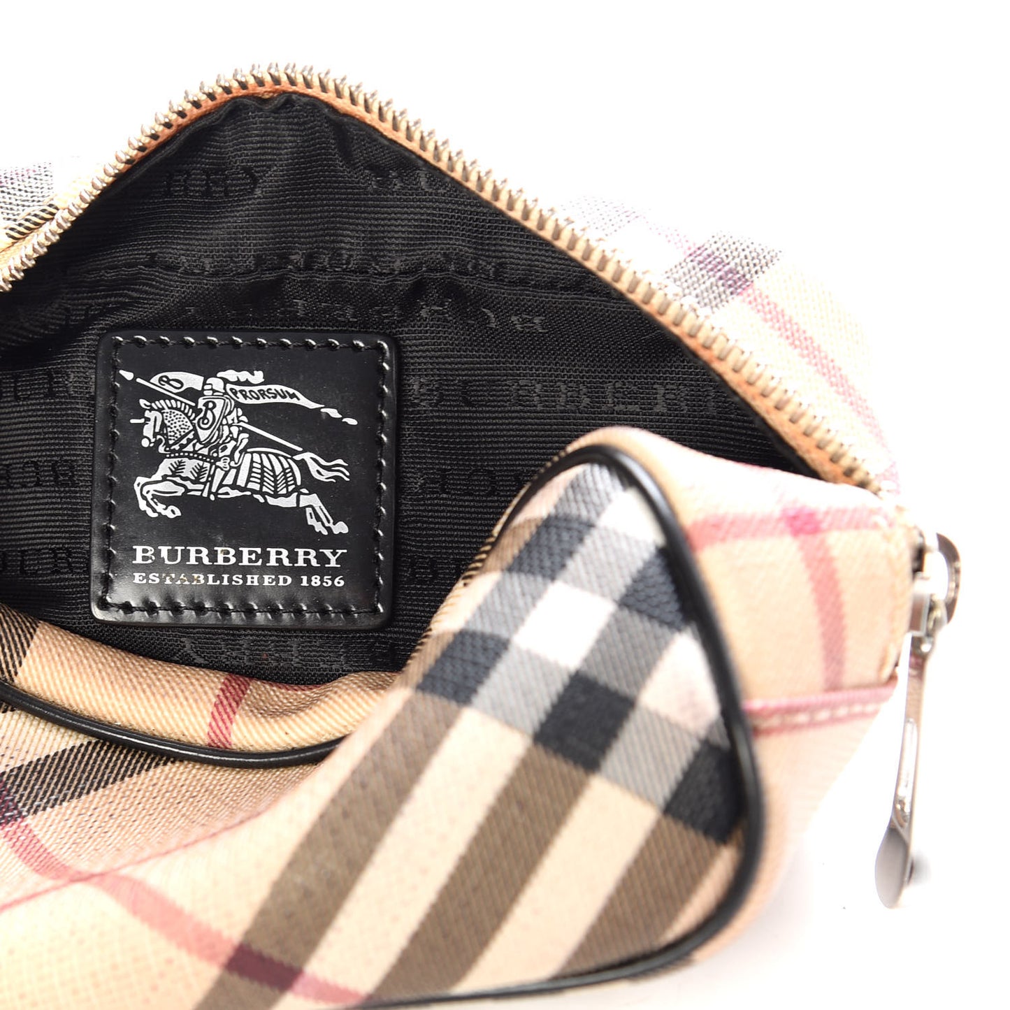 Nova Check Pouch Black