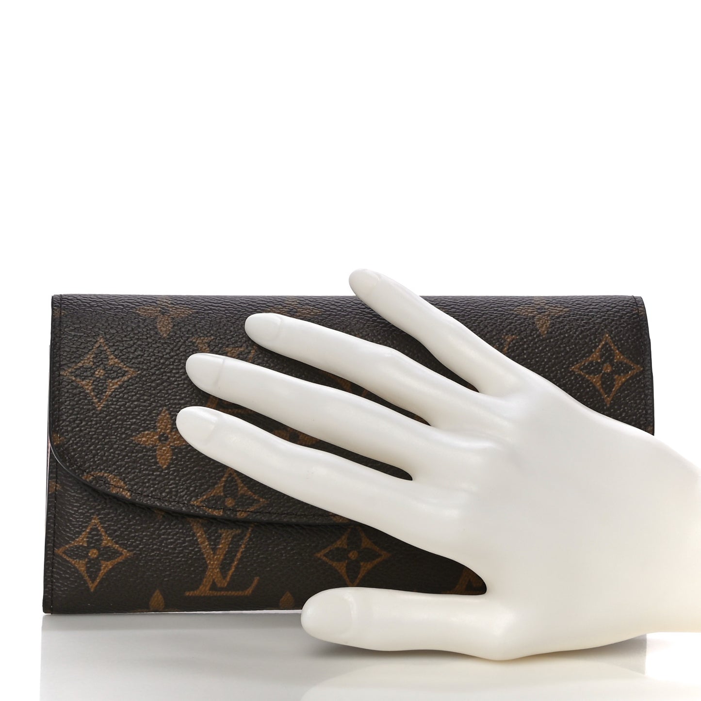 Monogram Emilie Wallet Rose Ballerine