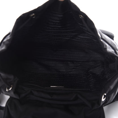 Prada Tessuto Nylon Saffiano Medium Backpack Black 5 of 9