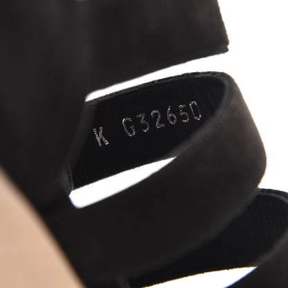 Chanel Kid Suede CC Turnlock Sandals 39.5 Black 8 of 9