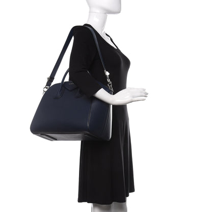 Givenchy Sugar Goatskin Medium Antigona Deep Blue 2 of 10