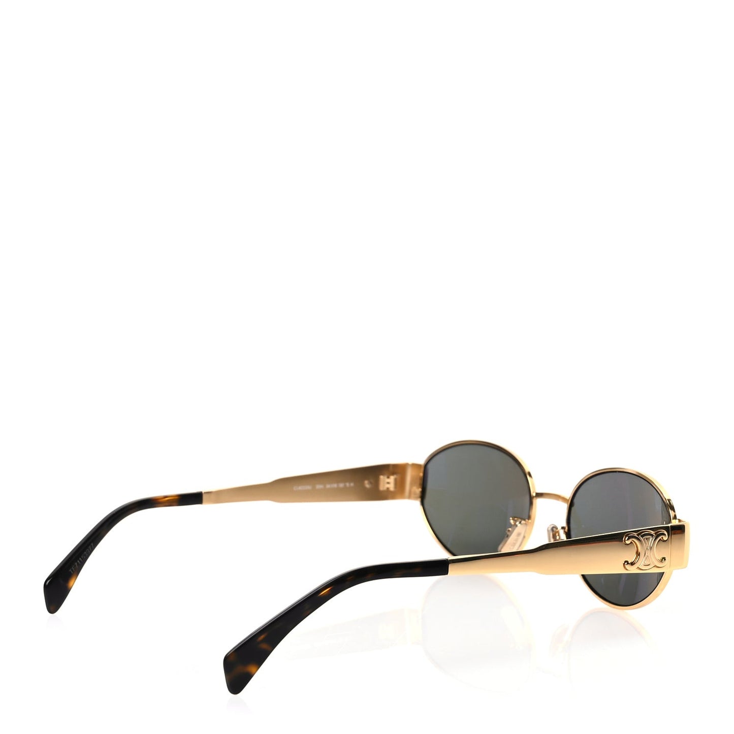 Metal Triomphe 01 Sunglasses CL40235U Gold Green