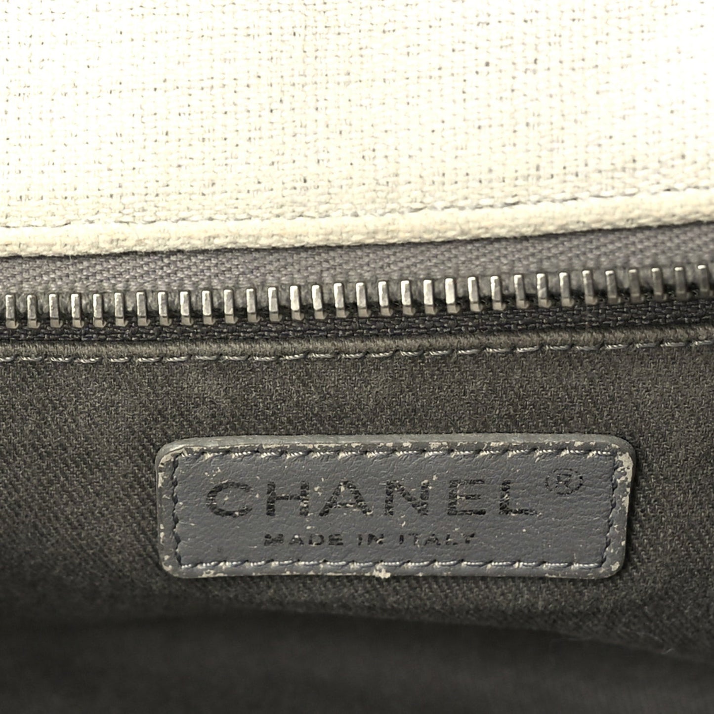Canvas Deauville Bowling Bag Ecru Ecru