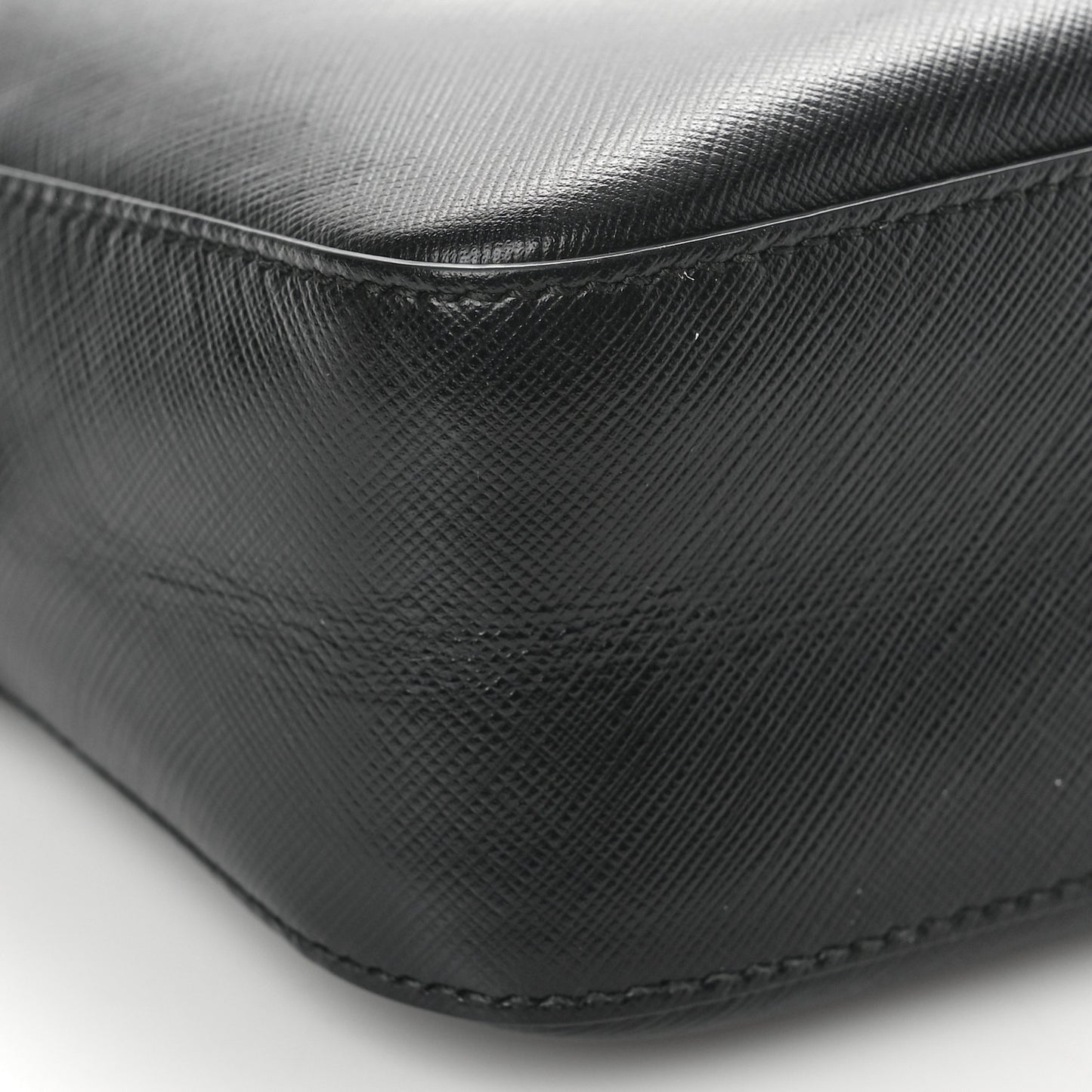 Hammered Calfskin Lydia Bow Camera Bag Black
