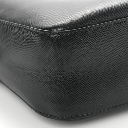 Salvatore Ferragamo Hammered Calfskin Lydia Bow Camera Bag Black 8 of 10
