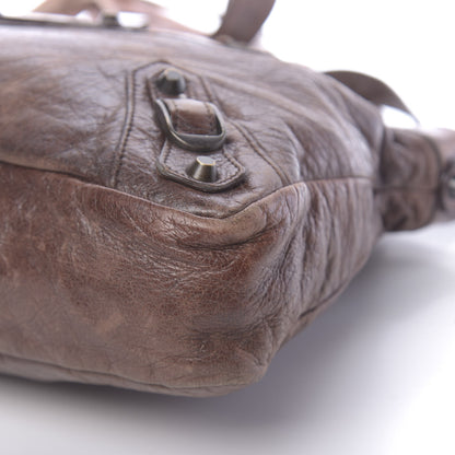 Balenciaga Agneau Classic Hardware Town Castagna 10 of 14