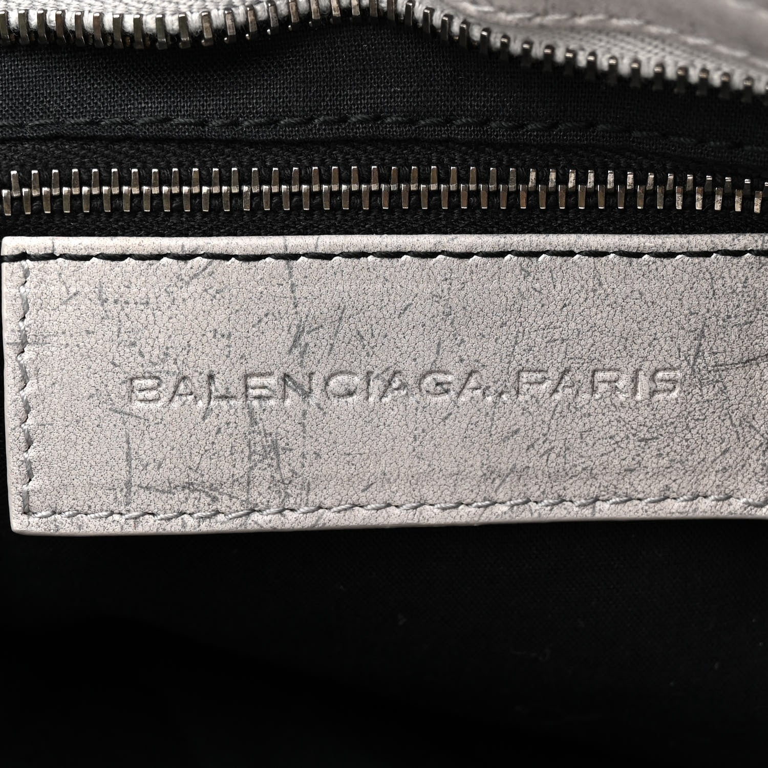 Balenciaga Agneau Marble Hardware City Grey 6 of 13