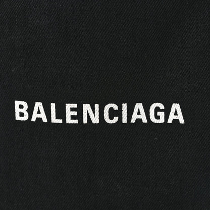 Balenciaga Cotton Canvas Calfskin Navy Cabas XS Black 8 of 10