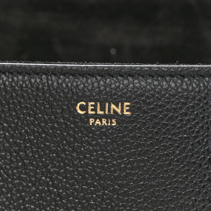 Celine Supple Grained Calfskin Medium Soft 16 Bag Black 6 of 11
