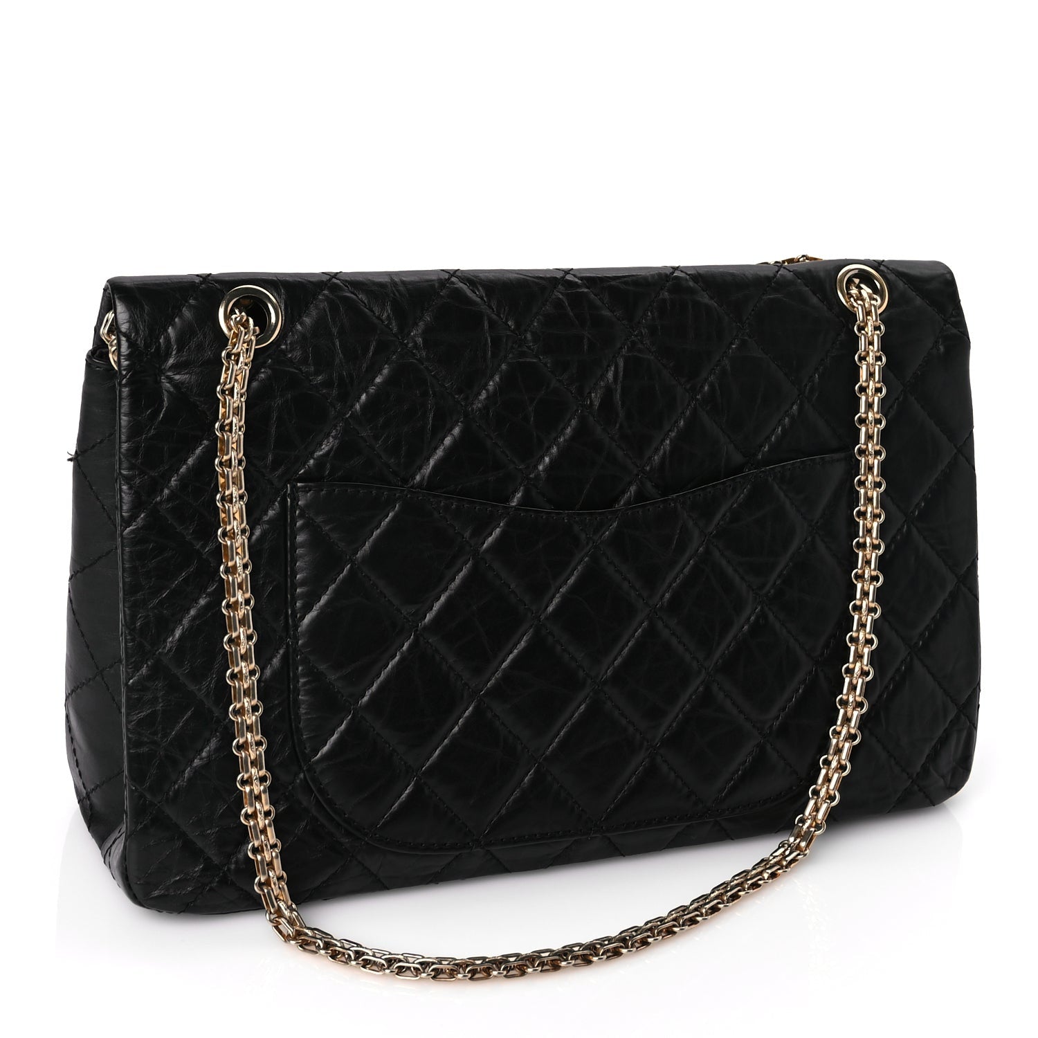 Chanel Aged Calfskin Quilted 2.55 Reissue 227 Flap Black 2 of 10