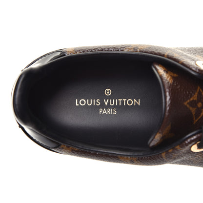 Louis Vuitton Patent Monogram Frontrow Sneakers 38 7 of 11
