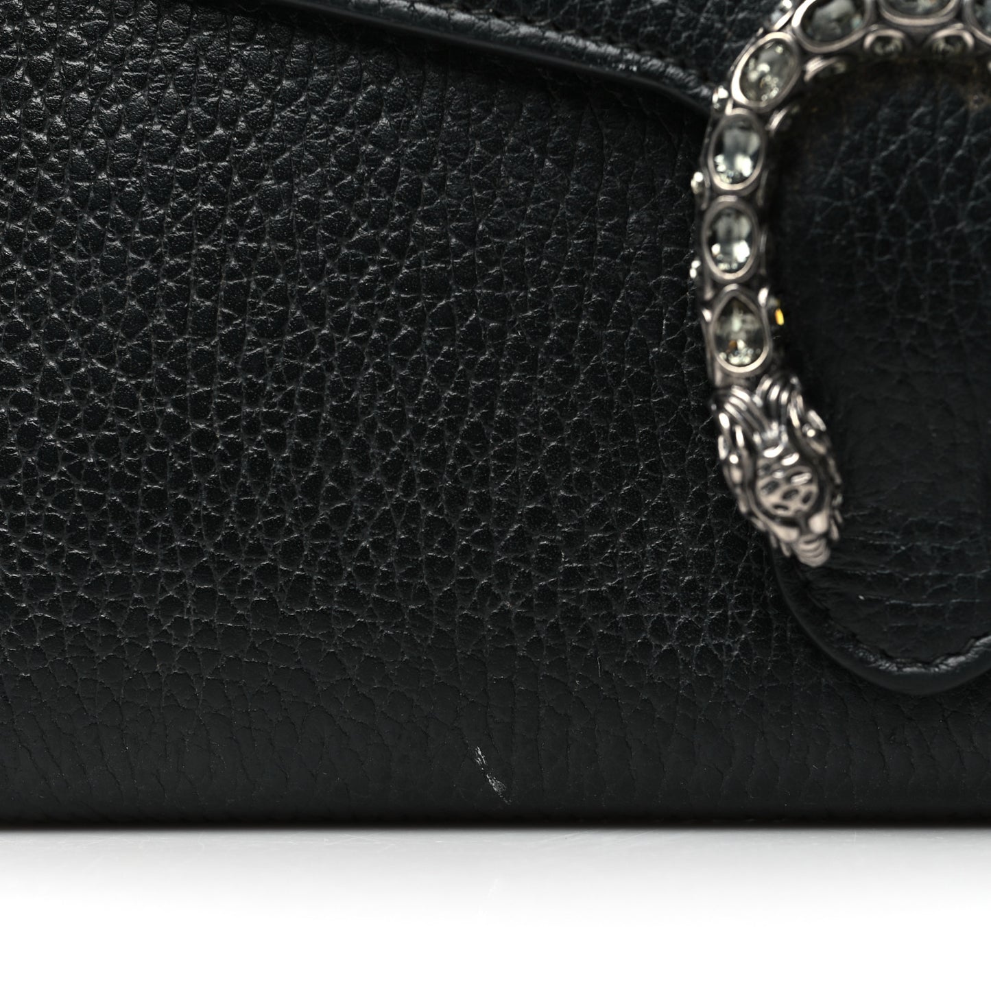 Calfskin Mini Dionysus Chain Wallet Black