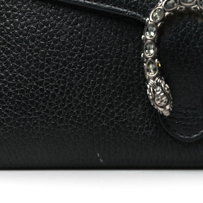 Gucci Calfskin Mini Dionysus Chain Wallet Black 11 of 13