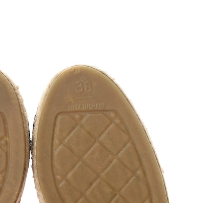 Chanel Suede Pearl CC Espadrilles 36 Pink 10 of 13