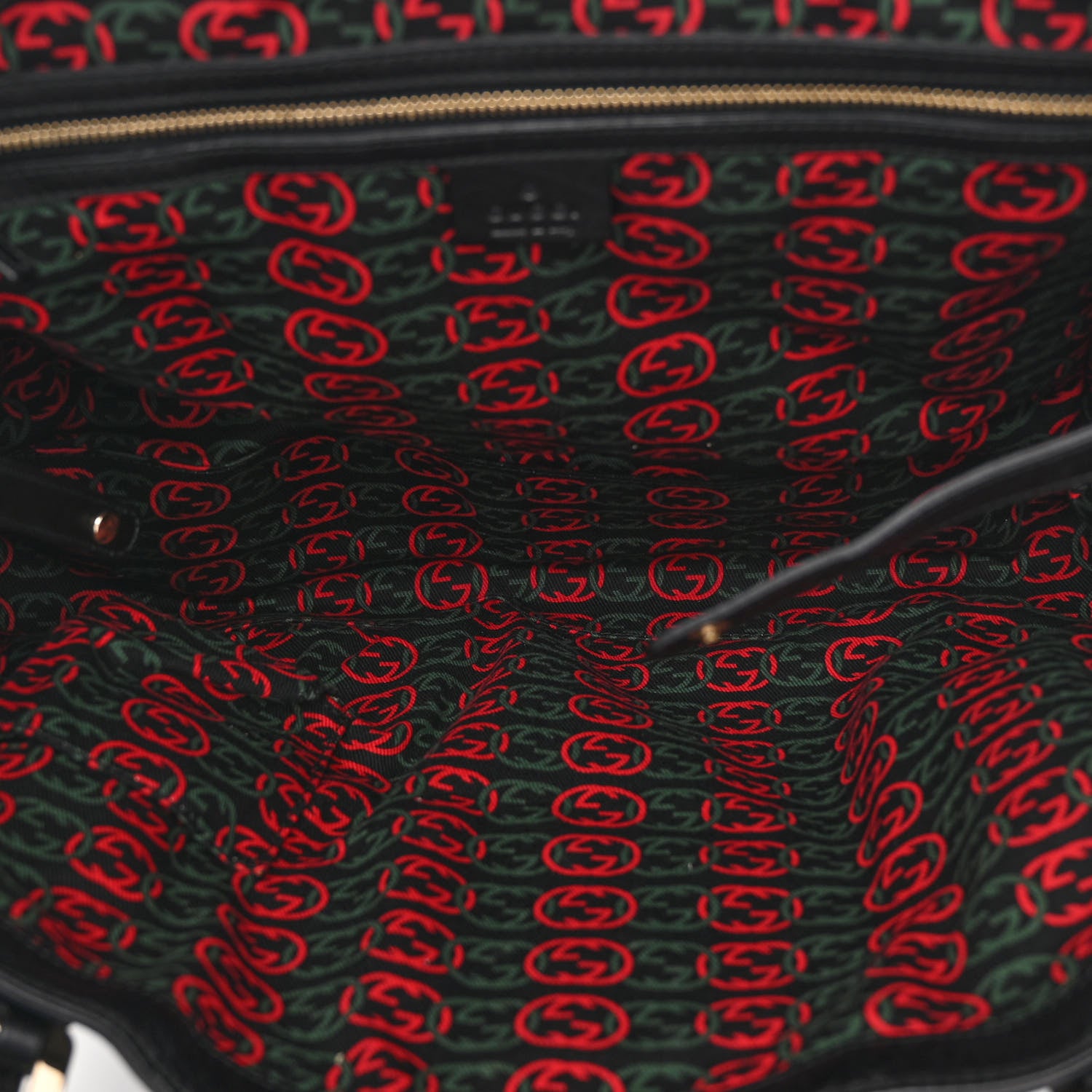 Gucci Calfskin Medium Britt Tote Black 5 of 11