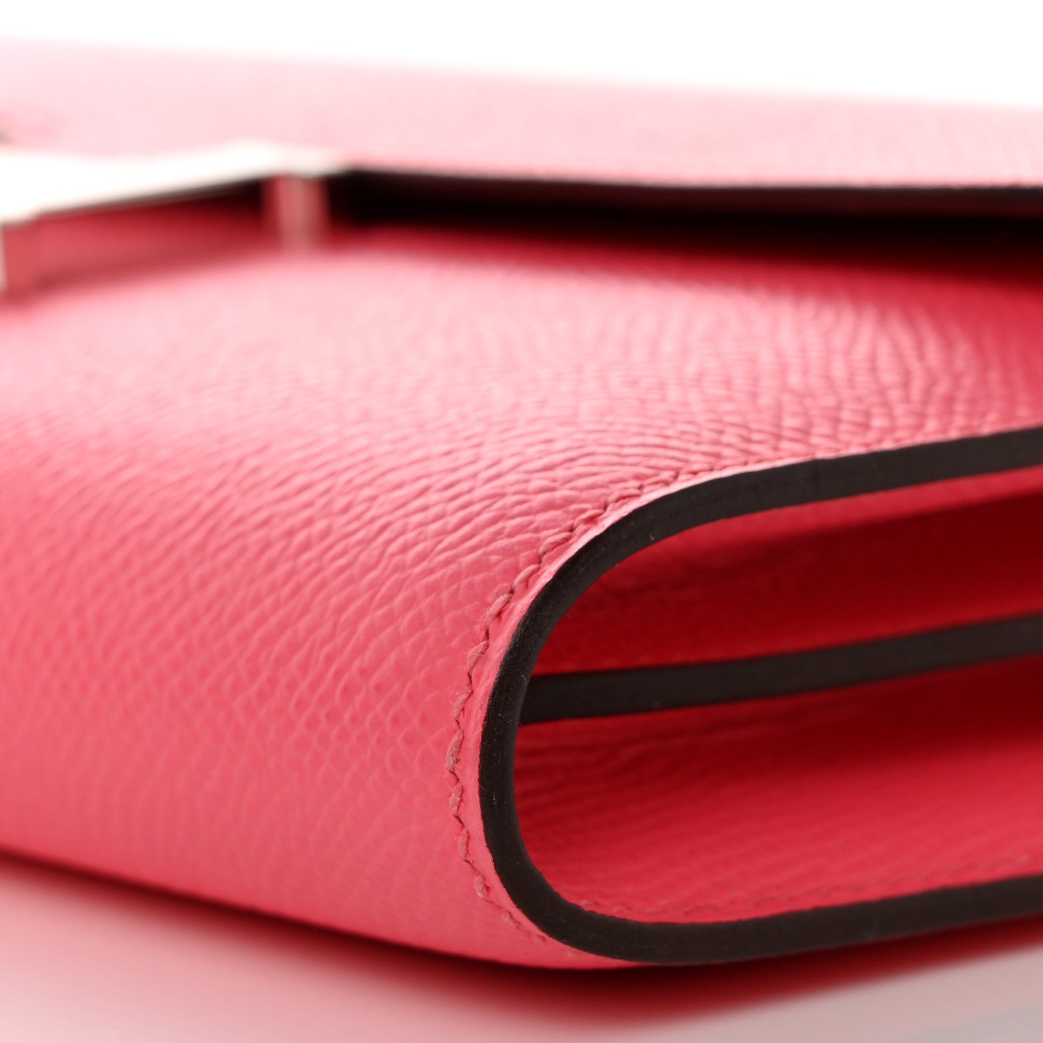 Hermes Epsom Constance Long Wallet Rose Azalee 9 of 9