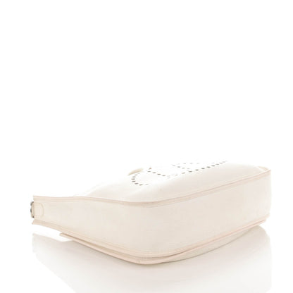 Hermes Taurillon Clemence Evelyne II GM White 5 of 20
