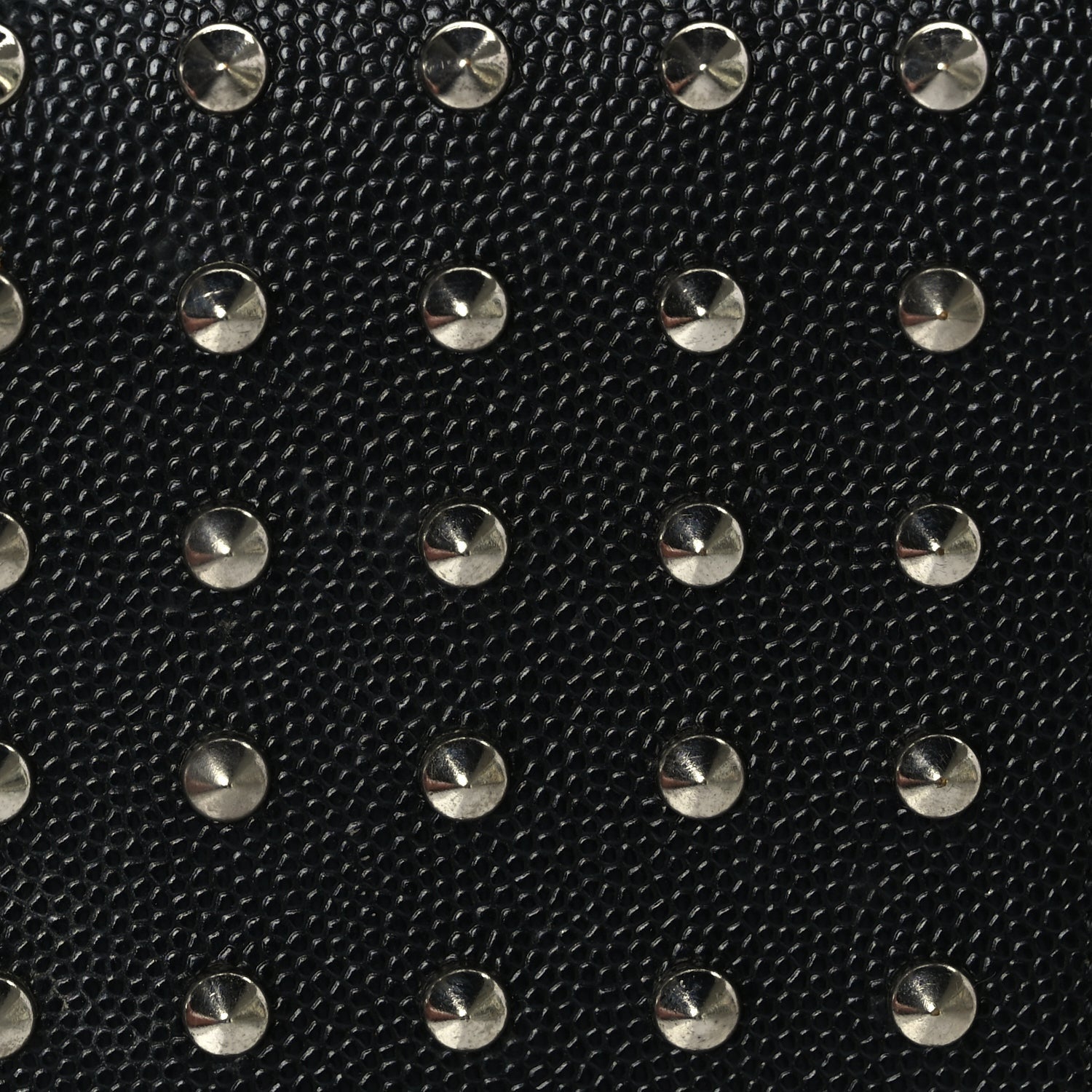 Saint Laurent Grain De Poudre Studded Small Classic Monogram Kate Satchel 6 of 8