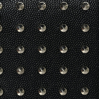 Saint Laurent Grain De Poudre Studded Small Classic Monogram Kate Satchel 6 of 8