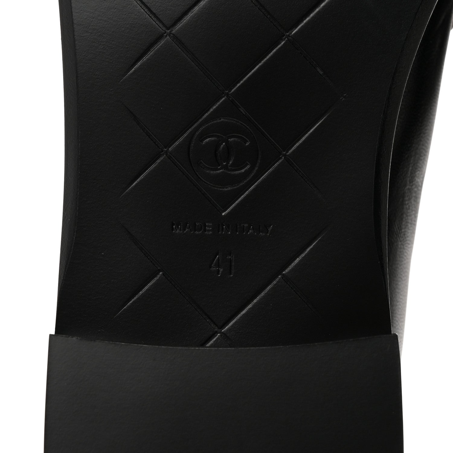 Chanel Lambskin Quilted CC Turnlock Loafers 41 Black 6 of 11