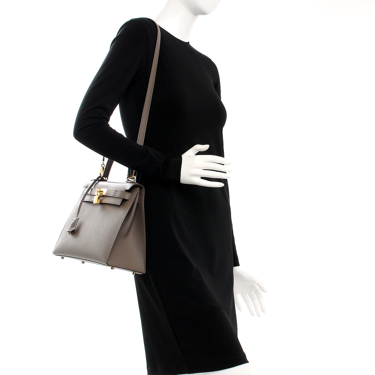 Hermes Epsom Kelly Sellier 28 Etain 2 of 27