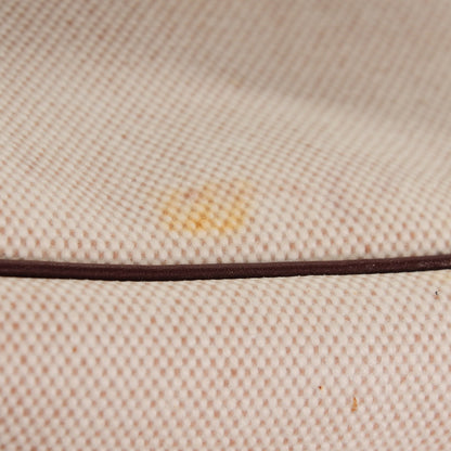 Hermes Taurillon Clemence Toile Victoria 50 Ecru Havane 15 of 17