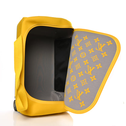 Louis Vuitton Knit Monogram Horizon Soft Duffle 55 Jaune 6 of 8