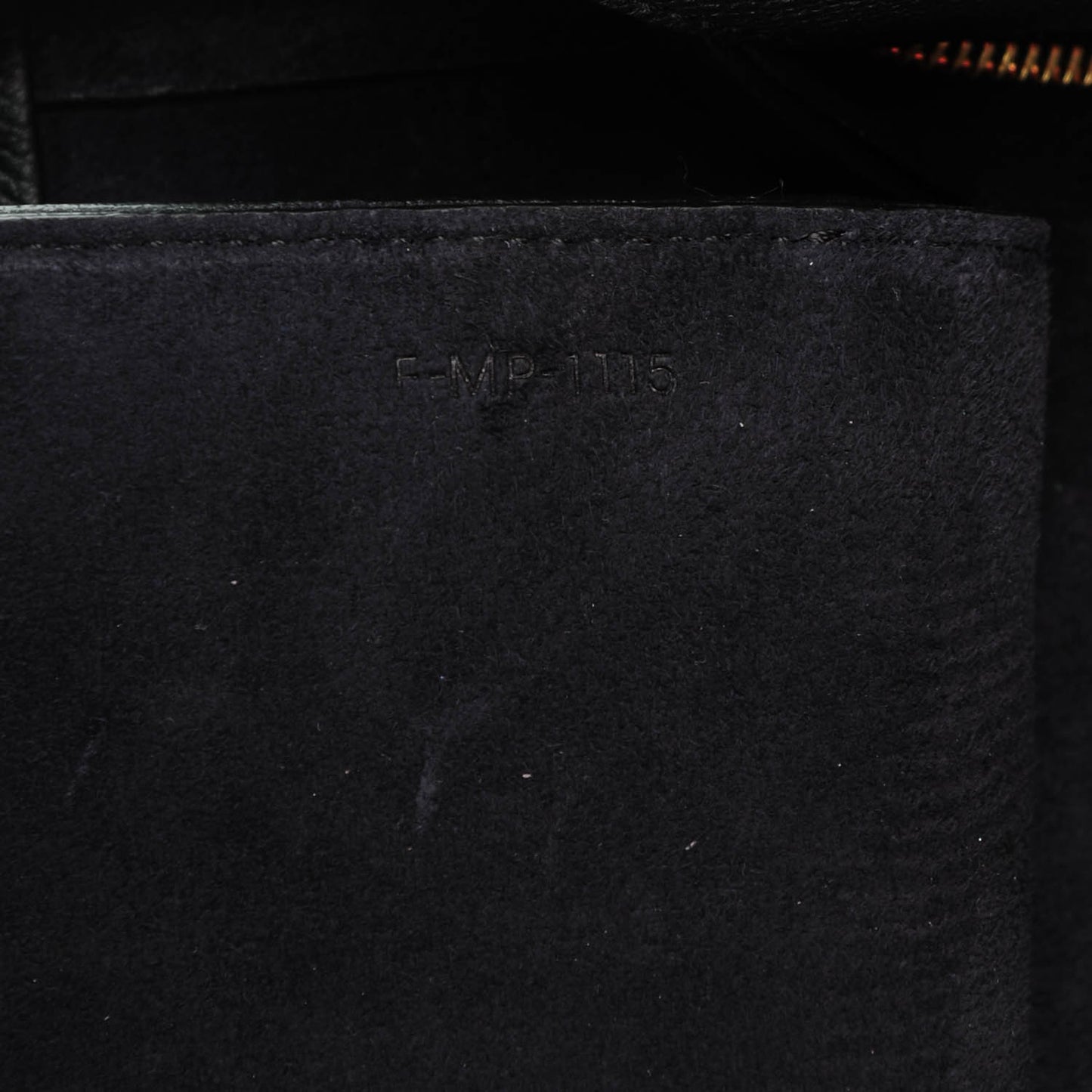 Baby Grained Calfskin Mini Belt Bag Black