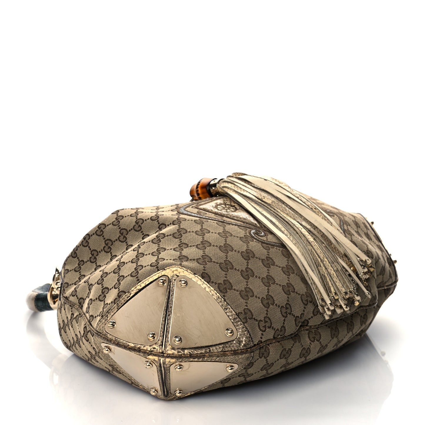 Monogram Large Indy Top Handle Hobo Off White