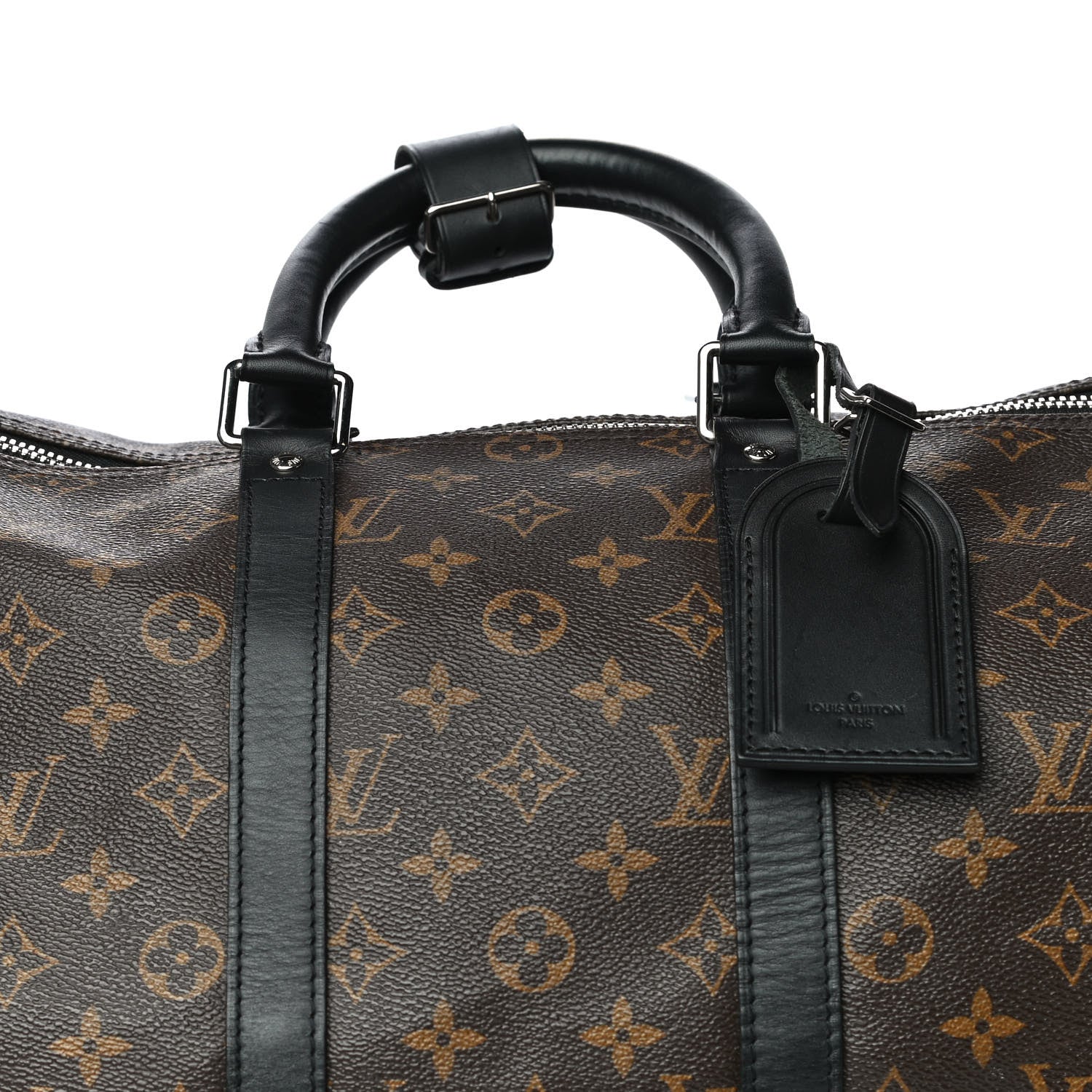 Louis Vuitton Monogram Macassar Keepall Bandouliere 45 12 of 14