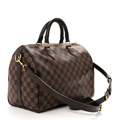 Louis Vuitton Damier Ebene Speedy Bandouliere 30 3 of 10