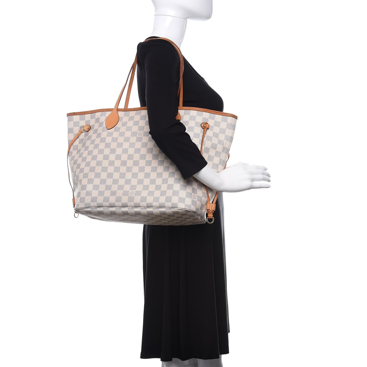 Louis Vuitton Damier Azur Neverfull MM 2 of 21