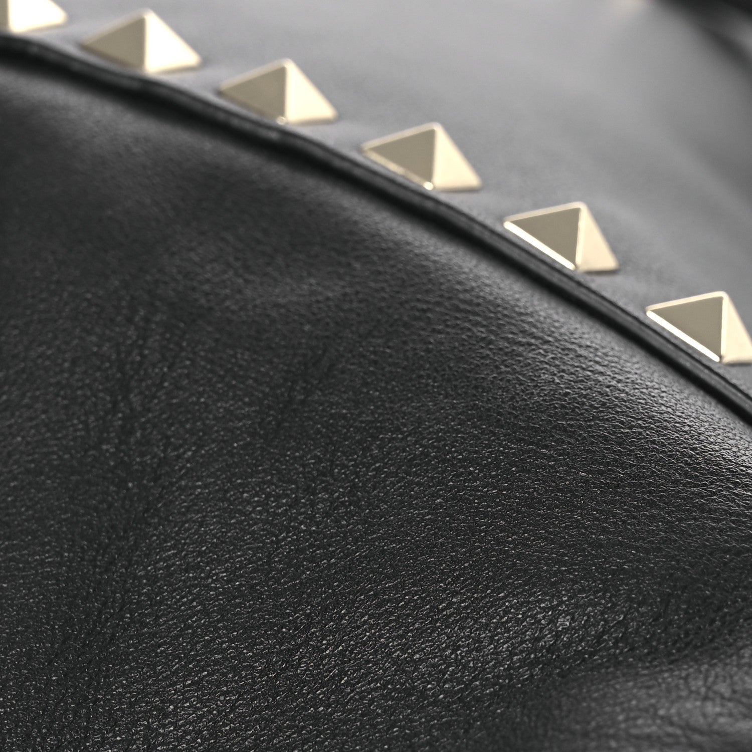 Valentino Garavani Vitello Medium Rockstud Tote Black 12 of 13