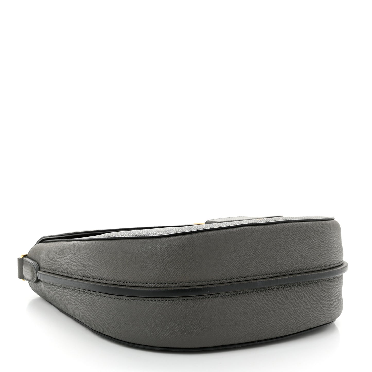 Grained Calfskin Medium Trotteur Light Anthracite