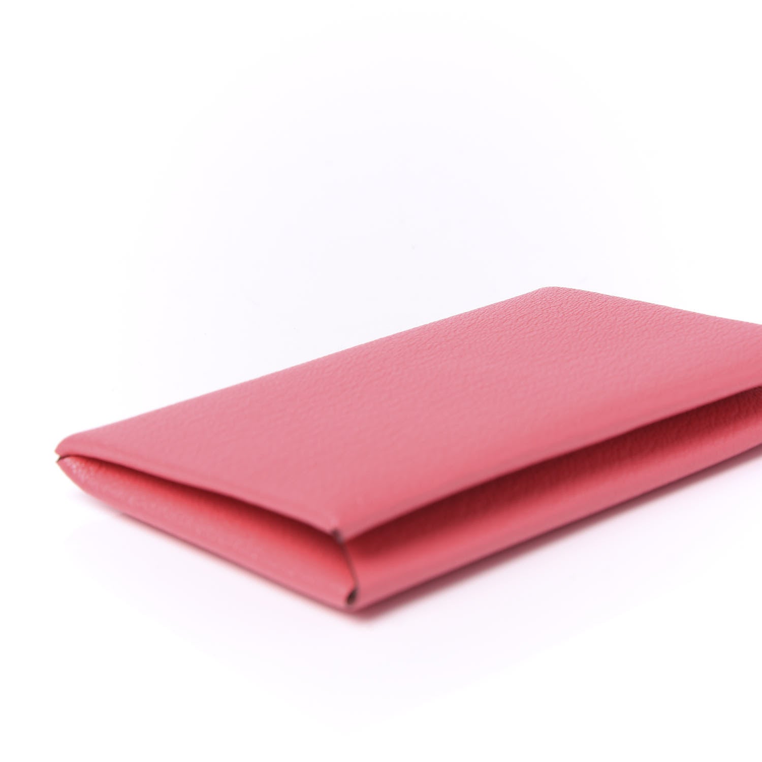 Hermes Chevre Mysore Calvi Card Case Rose Lipstick 5 of 9