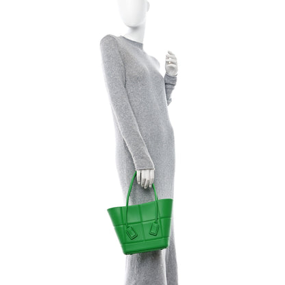 Bottega Veneta Rubber Maxi Intrecciato Mini Arco Grass 2 of 9