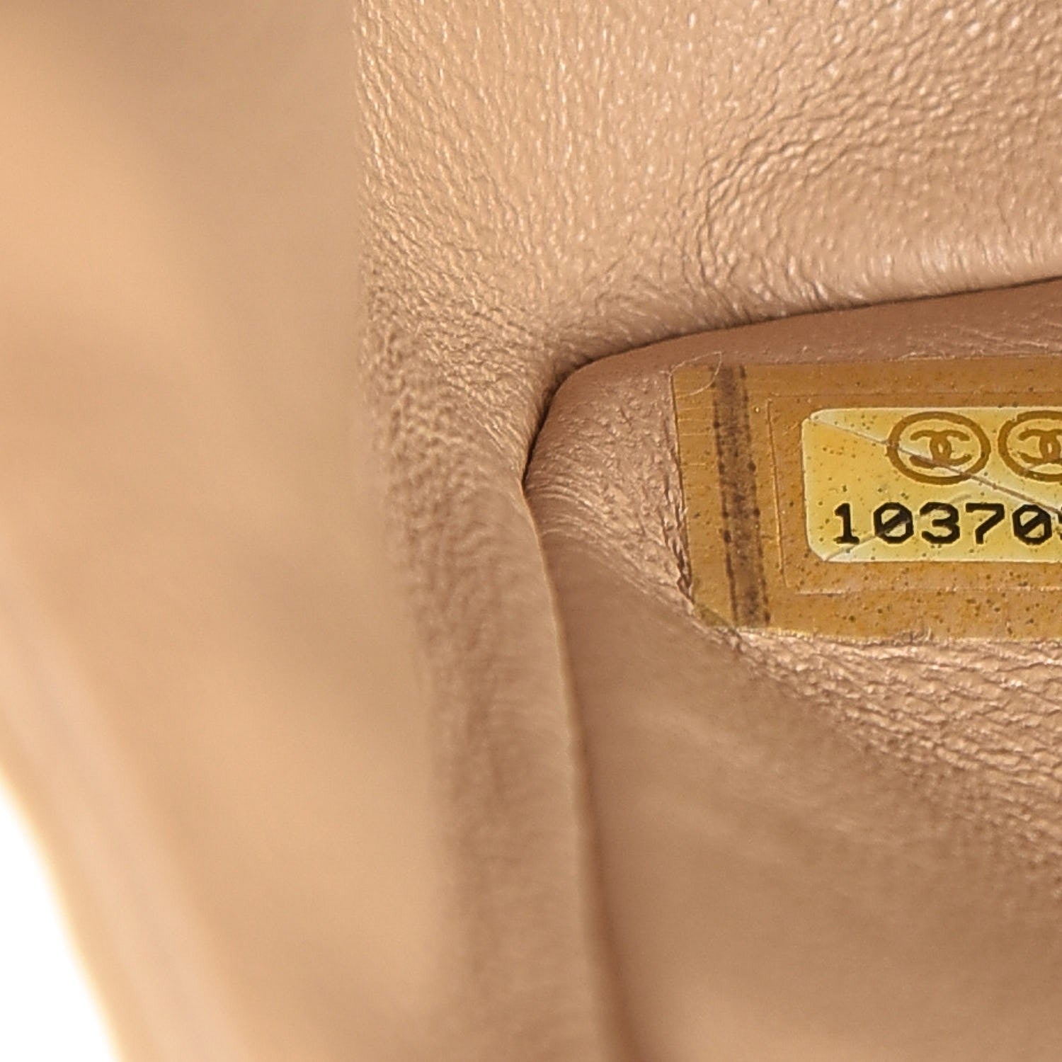 Chanel Lambskin Quilted Medium Double Flap Beige 8 of 15