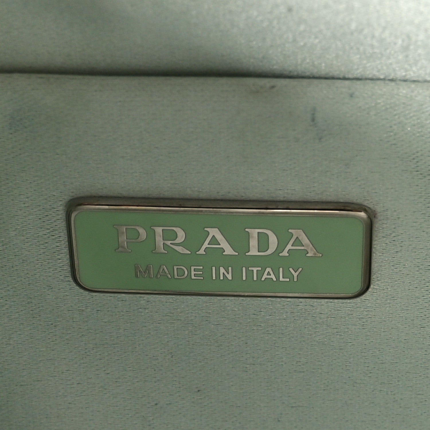 Prada Satin Crystal Cleo Adjustable Strap Shoulder Bag Acqua 6 of 7