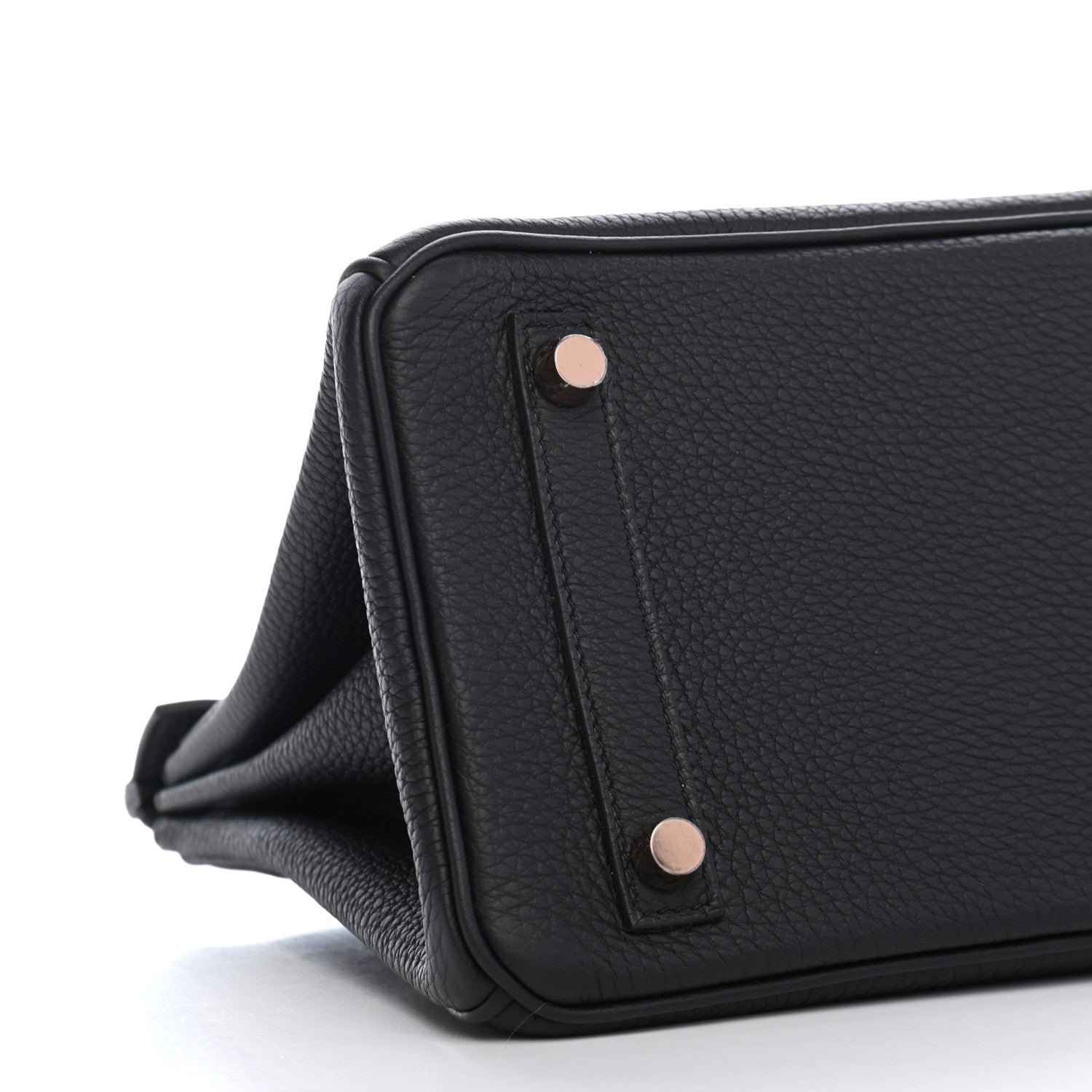 Hermes Togo Birkin 25 Black 8 of 9