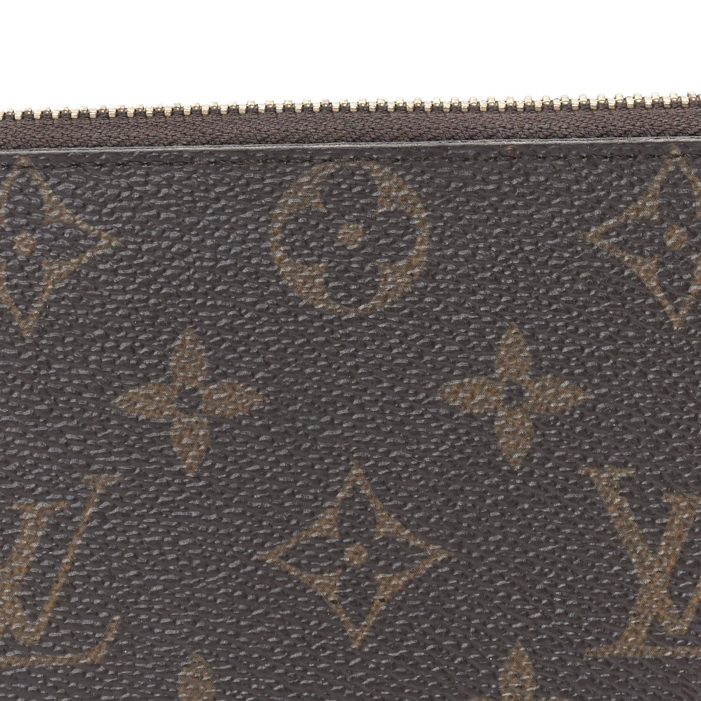 Monogram Clemence Wallet Rose Ballerine