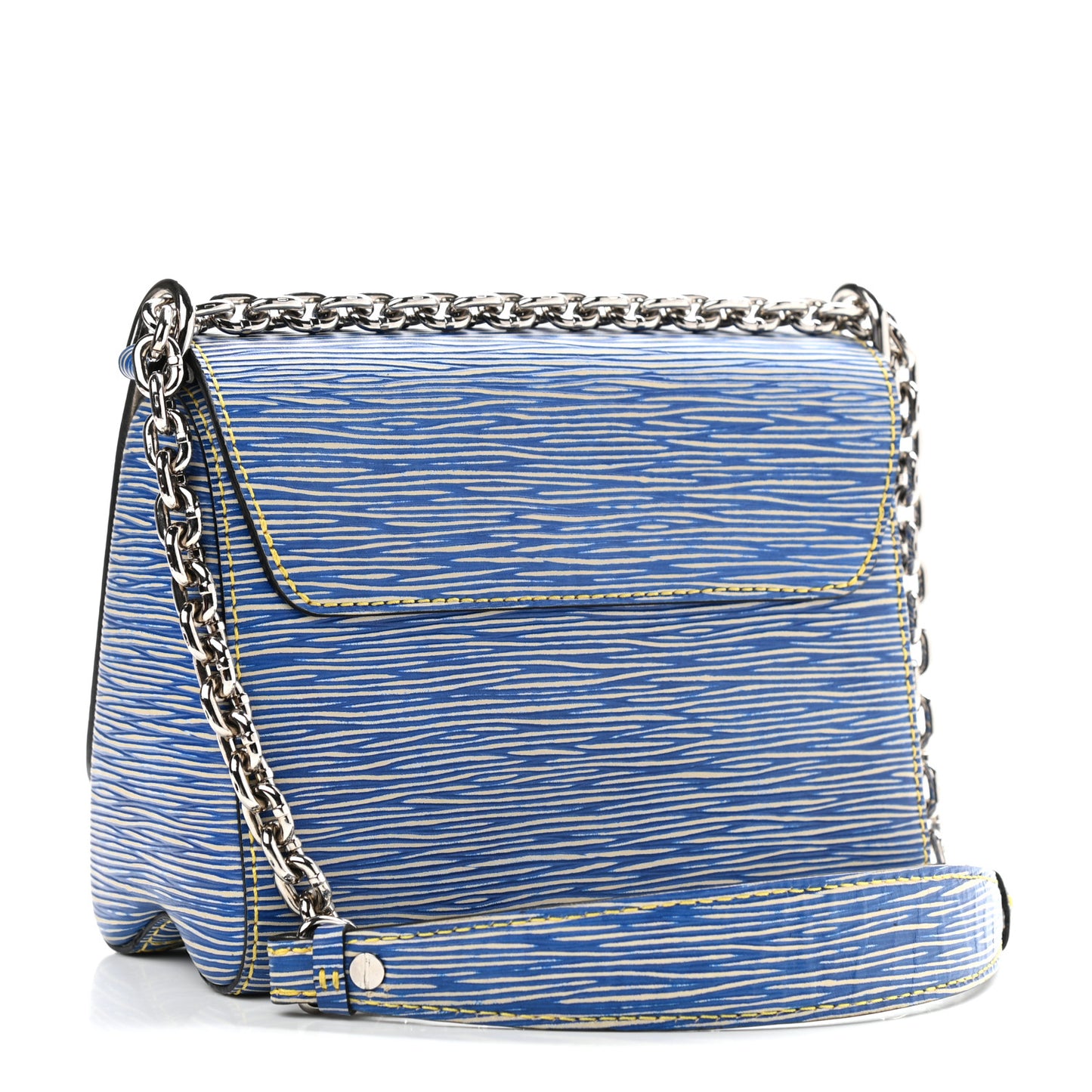 Epi Twist Shoulder Bag PM Denim Light