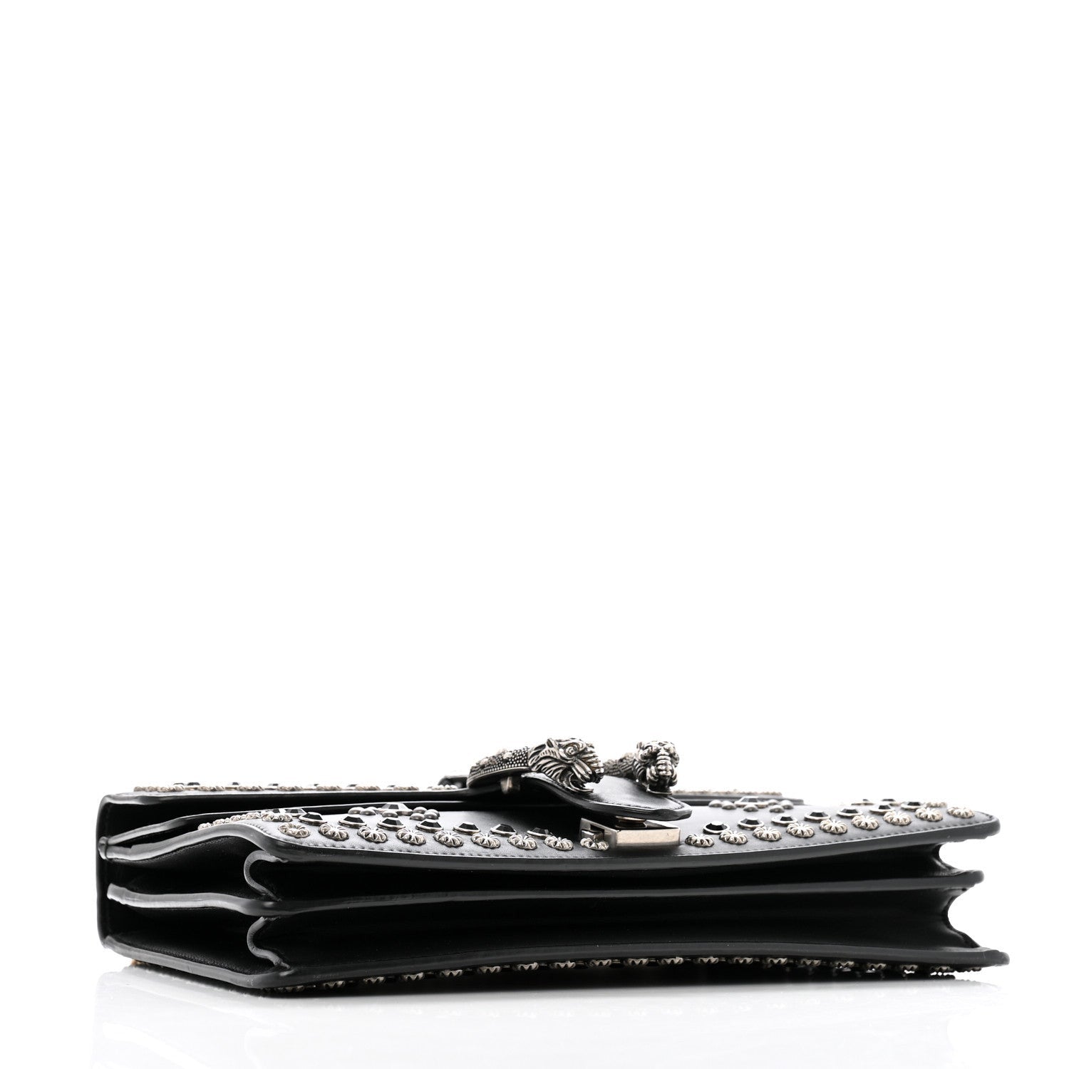 Gucci Calfskin Studded Small Dionysus Shoulder Bag Black 4 of 7