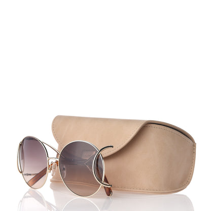Chloe Jackson Oversized Round Sunglasses CE124S Turtledove 6 of 6