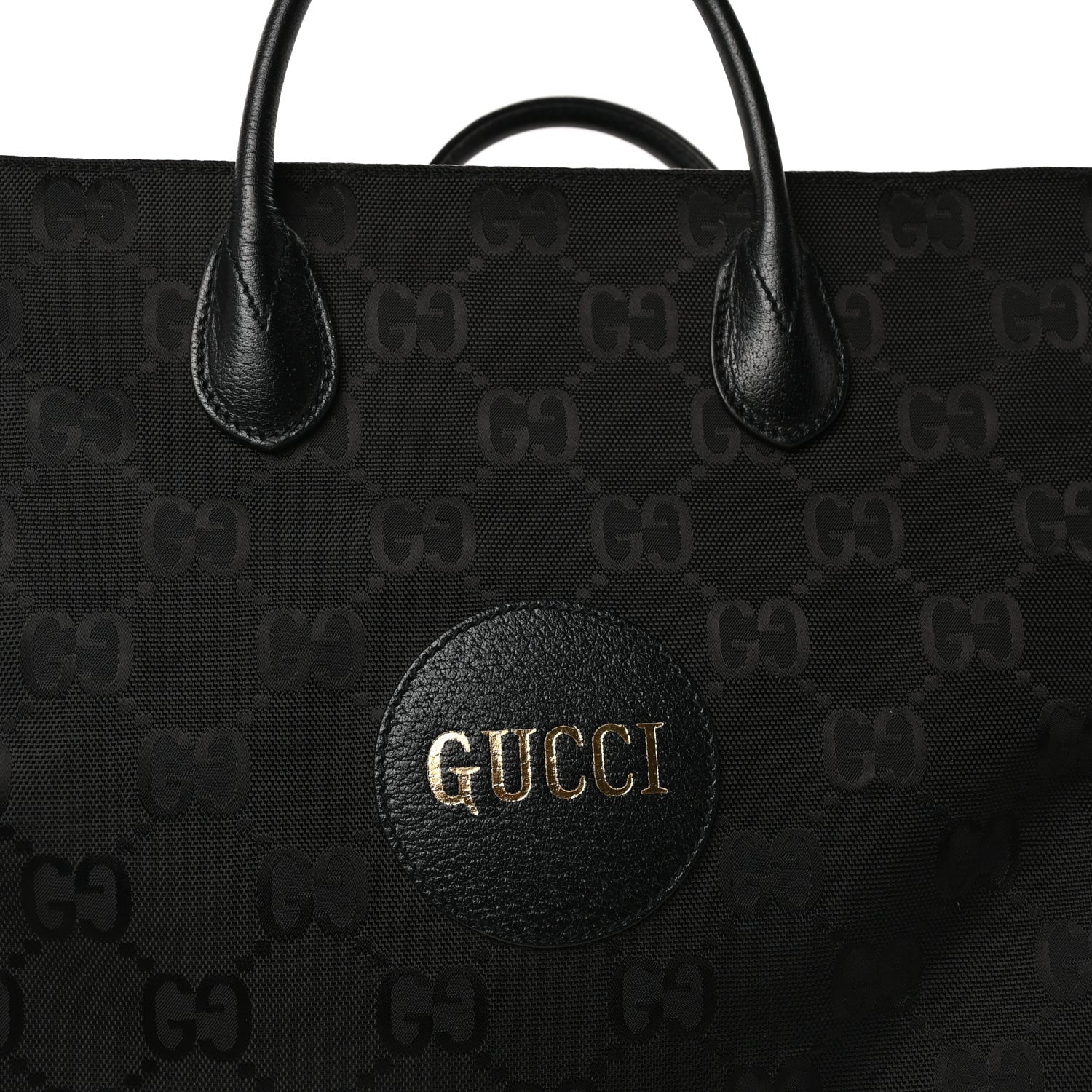 Gucci Econyl Nylon Monogram Off The Grid Long Tote Bag Black 6 of 8