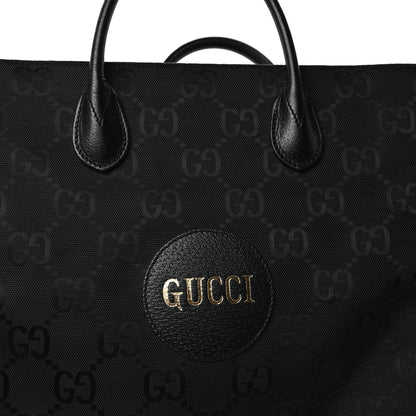 Gucci Econyl Nylon Monogram Off The Grid Long Tote Bag Black 6 of 8