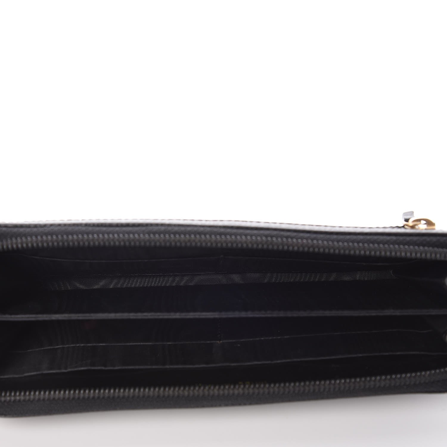 Chanel Caviar Timeless CC Zip Around Wallet Black 5 of 8